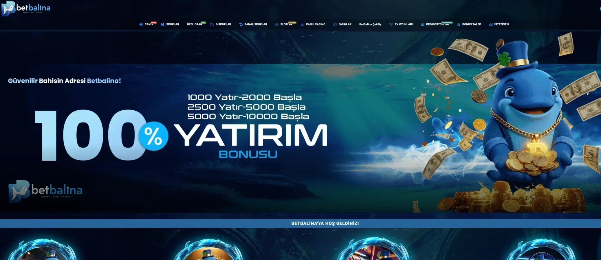 Betbalina ekran görüntüsü